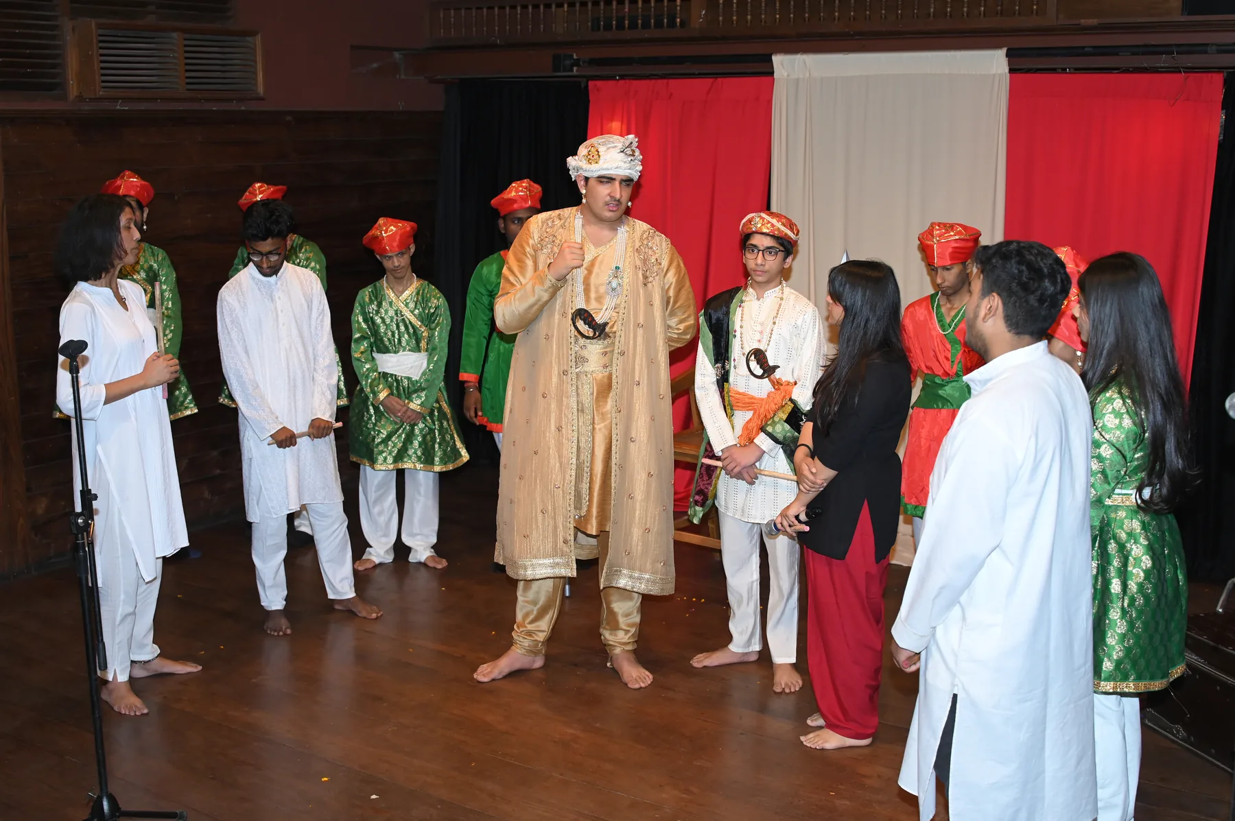 A scene from Akbar and Birbal at Project Junoon